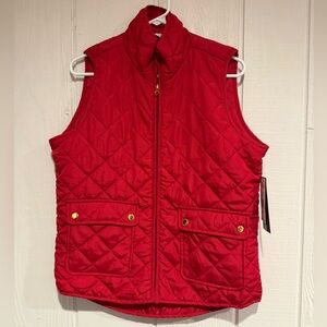 River & Rose Quilted Red Vest
